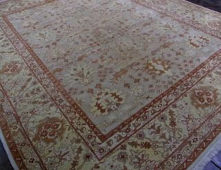 Xlarge Zeigler Handknotted Wool Rug 10x8ft Persin Afghan Handmade Carpet
