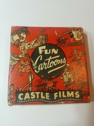 Big Bad Wolf Fun Cartoons 16mm Castle Films Vintage Headline Edition 760 1940s