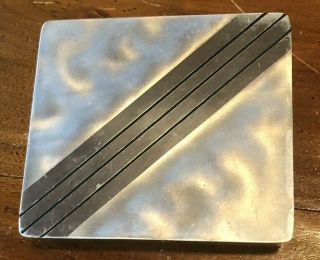 Wmf Ikora Art Deco Silver Plated Cigarette Box Trinket Box Germany