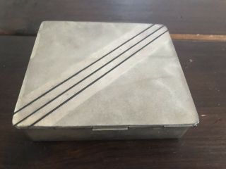WMF IKORA Art Deco Silver Plated Cigarette Box Trinket Box Germany 3