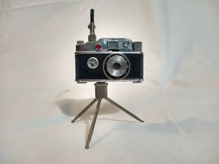 Vintage Cont - Lite Continental Cigarette Camera Lighter With Tripod