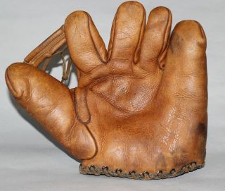 Antique Vintage Reach Babe Ruth Home Run Special Split Finger Baseball Glove