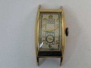 Vintage Gruen Curvex Watch 44mm Cal 330 1950 