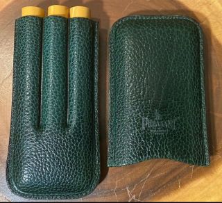 Pheasant R.  D.  Gomez Leather Cigar Case 2