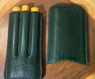 Pheasant R.  D.  Gomez Leather Cigar Case 3