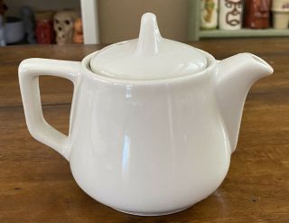 Vintage Hall China Restaurant Ware Single - Serve Teapot• 251•locking Lid•mint
