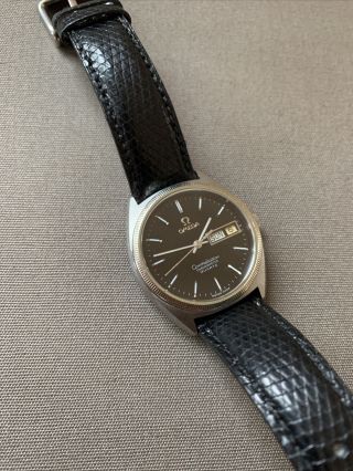 Vintage Men’s Omega Constellation Chronometer Quartz Day Date Analog Dress Watch