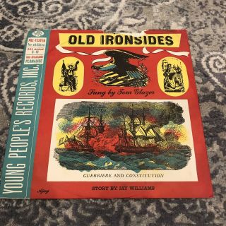 Record,  Vintage 78rpm,  Old Ironside 1950 Young People 