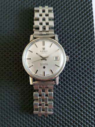 Vintage 1970s Tissot Seastar Automatic Date Watch,  Cal 2481,  Serviced 2020,  Gwo