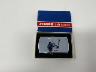 Vintage Zippo Belt Buckle Uscgc Sundew