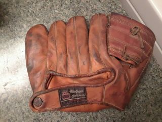 Antique Vintage Macgregor Goldsmith Leather Baseball Glove