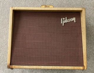 Vintage Gibson Ga18t Explorer Guitar Amplifier Tweed Project 1959 - 63