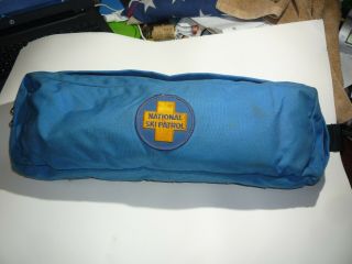 Vintage Official National Ski Patrol First Aid Medical Fanny Bag With Products