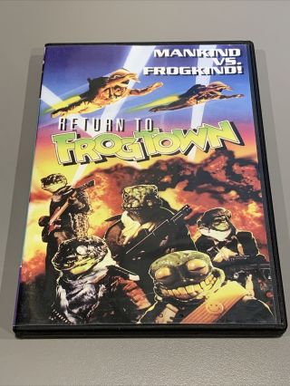 Vintage Rare Return To Frogtown Dvd Open Box