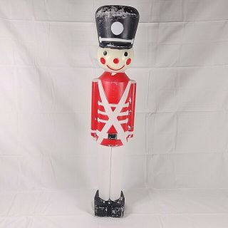 Union Products Toy Soldier Blow Mold Christmas 30 " Yard Decor Usa 1987 Vintage