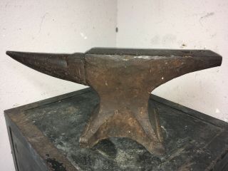 Antique Peter Wright Anvil Pure Wrought Iron England 1 - 1 - 10 140lbs Blacksmith NR 6