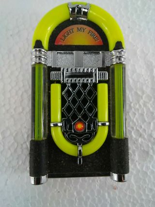 Vintage Butane Lighter Novelty Jukebox Light My Fire Refillable