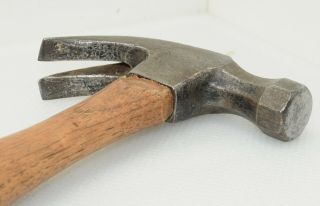 Vintage 16 oz.  Stanley 101 - 1/2 Drop Claw Hammer (INV I429) 2