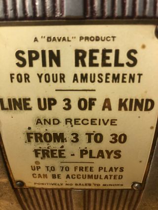 Antique Daval “Free Play” Trade Stimulator 6