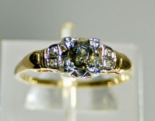 Vintage Natural Color Change Garnet Ring G I A Certified Spessartine
