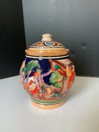 Vintage Gerz German Tobacco Jar Made In Germany 2