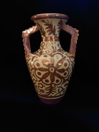 Antique William De Morgan? Arts And Crafts Lustre Vase