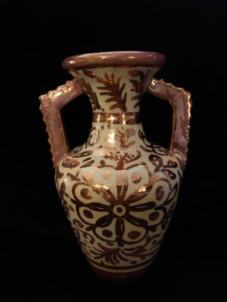 Antique William de Morgan? Arts and Crafts Lustre Vase 2