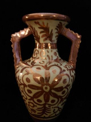 Antique William de Morgan? Arts and Crafts Lustre Vase 4