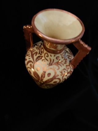 Antique William de Morgan? Arts and Crafts Lustre Vase 6