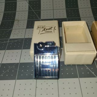 Vintage Asr Ascot Semi Automatic Petrol Pocket Lighter Circa 1950s In The Box