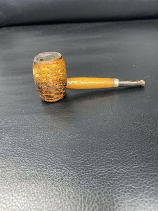 Vintage 1930s Era Corn Cob Tobacco Smoking Pipe