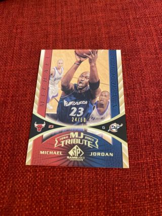 Michael Jordan 2003 Sp Game Mj Tribute Gold 106 24/50