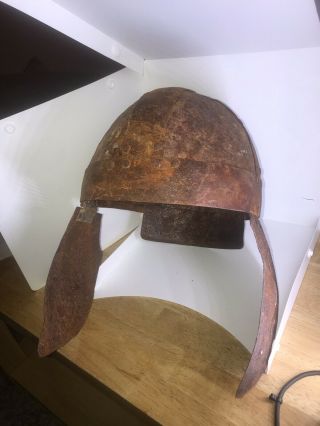 Circa 900 - 1100 Ad Viking Era Nordic Iron Warriors Battle Helmet