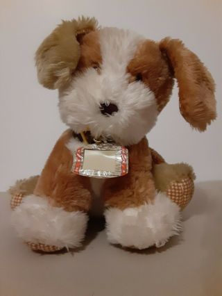Avon Baby St Bernard Plush Dog 1990 Stuffed Animal Ears Wiggle Puppy