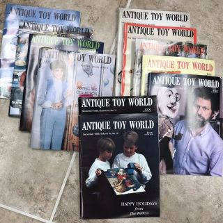 Vintage Antique Toy World Magazines Complete Year January Thru December 1988