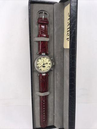 Stauer Mens Automatic Watch Model 13372 Never Worn 3