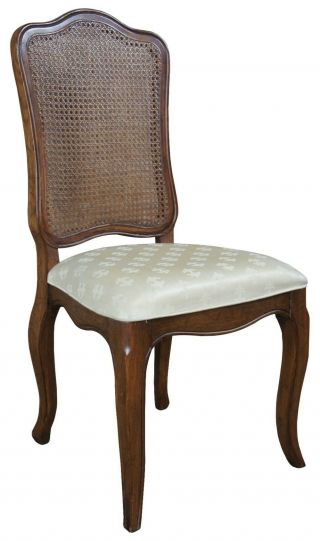 6 Davis Cabinet Co.  French Country Caned Umberwood Dining Chairs Arms Sides 961 3