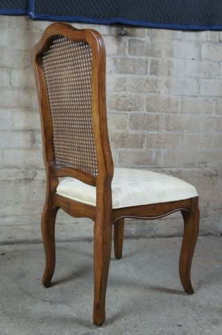 6 Davis Cabinet Co.  French Country Caned Umberwood Dining Chairs Arms Sides 961 6