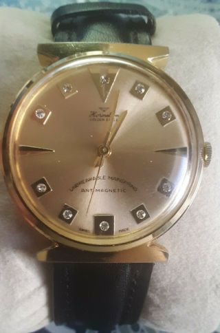 Vintage Swiss Made Kormelton Golden Eagle Mechanical Watch Unbreakablemainspring