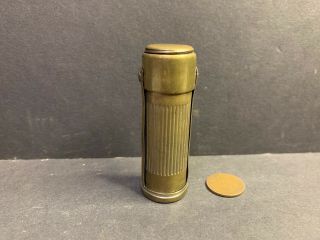 Vintage Brass Marbles Gladstone Match Safe,  Patent 1900,  Michigan