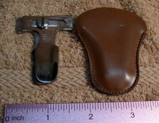 Dunhill Adjustable Pipe Reamer And Pouch.  Good Shape Nr