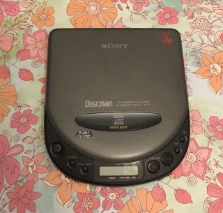 Vintage Sony D - 111 Discman Portable Cd Player • Walkman • • Tested/