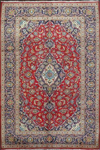 Vintage Floral Ardakan Area Rug Wool Hand - Made Traditional Oriental Carpet 7x10