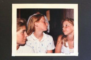 Photograph By Tina Barney Titled " The Girls " 1989 Est 2000 - 4000