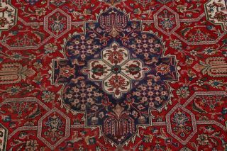 Geometric Semi Antique Tebriz Traditional Area Rug Classic Oriental Wool 8 ' x12 ' 4
