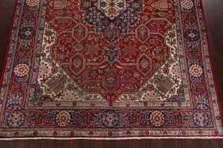 Geometric Semi Antique Tebriz Traditional Area Rug Classic Oriental Wool 8 ' x12 ' 5