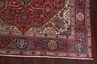 Geometric Semi Antique Tebriz Traditional Area Rug Classic Oriental Wool 8 ' x12 ' 6