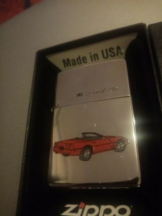 Corvette 1986 Zippo Never Been Or Fueled Comes With Replaced 2020 Insert
