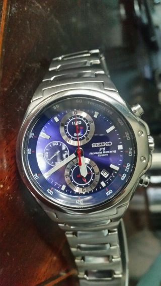 Rare F1 Honda Racing Team Seiko Watch Limited Edition