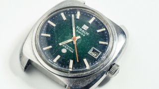Vintage Tissot Automatic Seastar Watch - Green Dial - Cal.  2481 - Runs